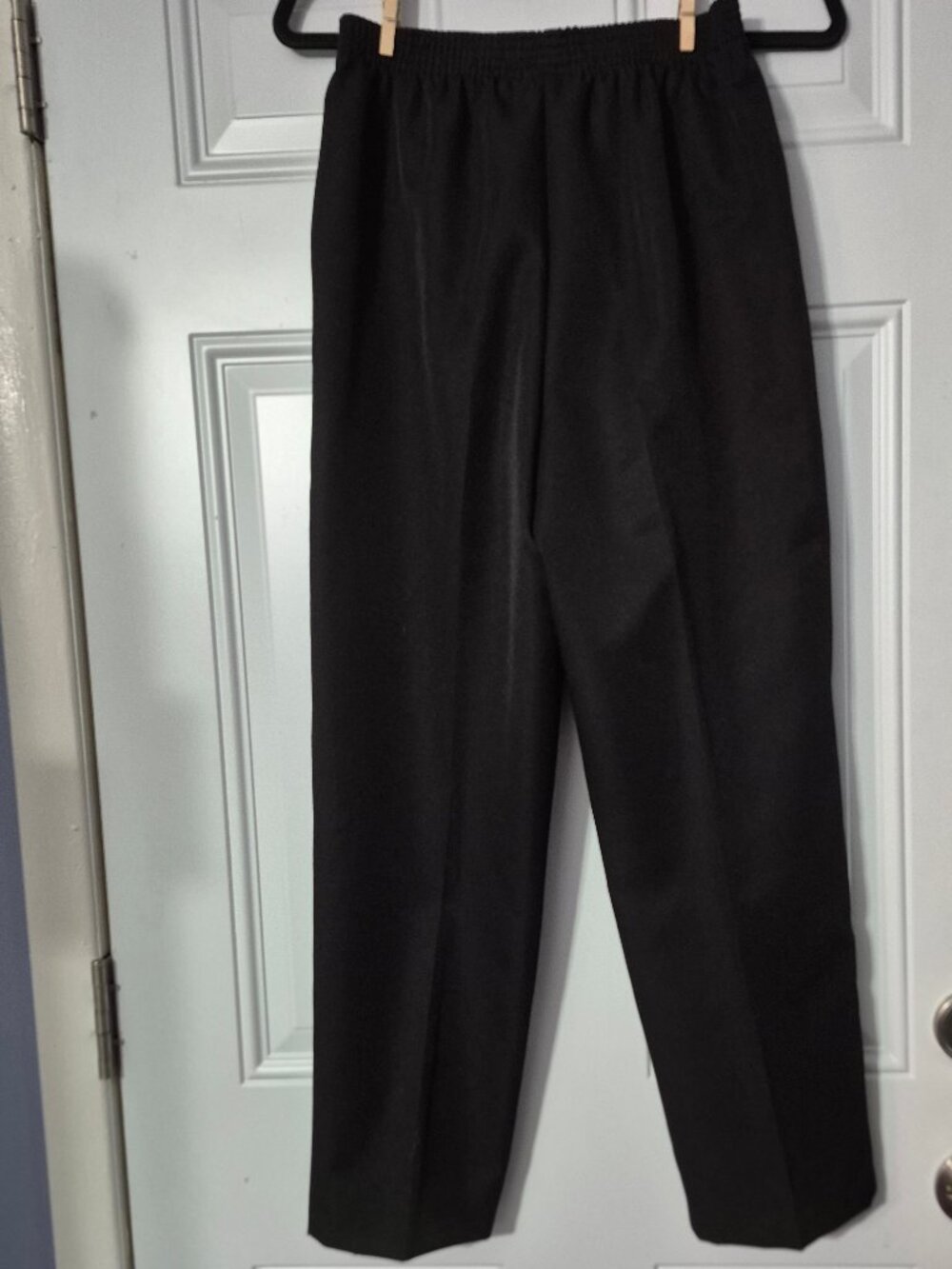 Pants elastic waist, Briggs New York. Black, 6P Comfort.